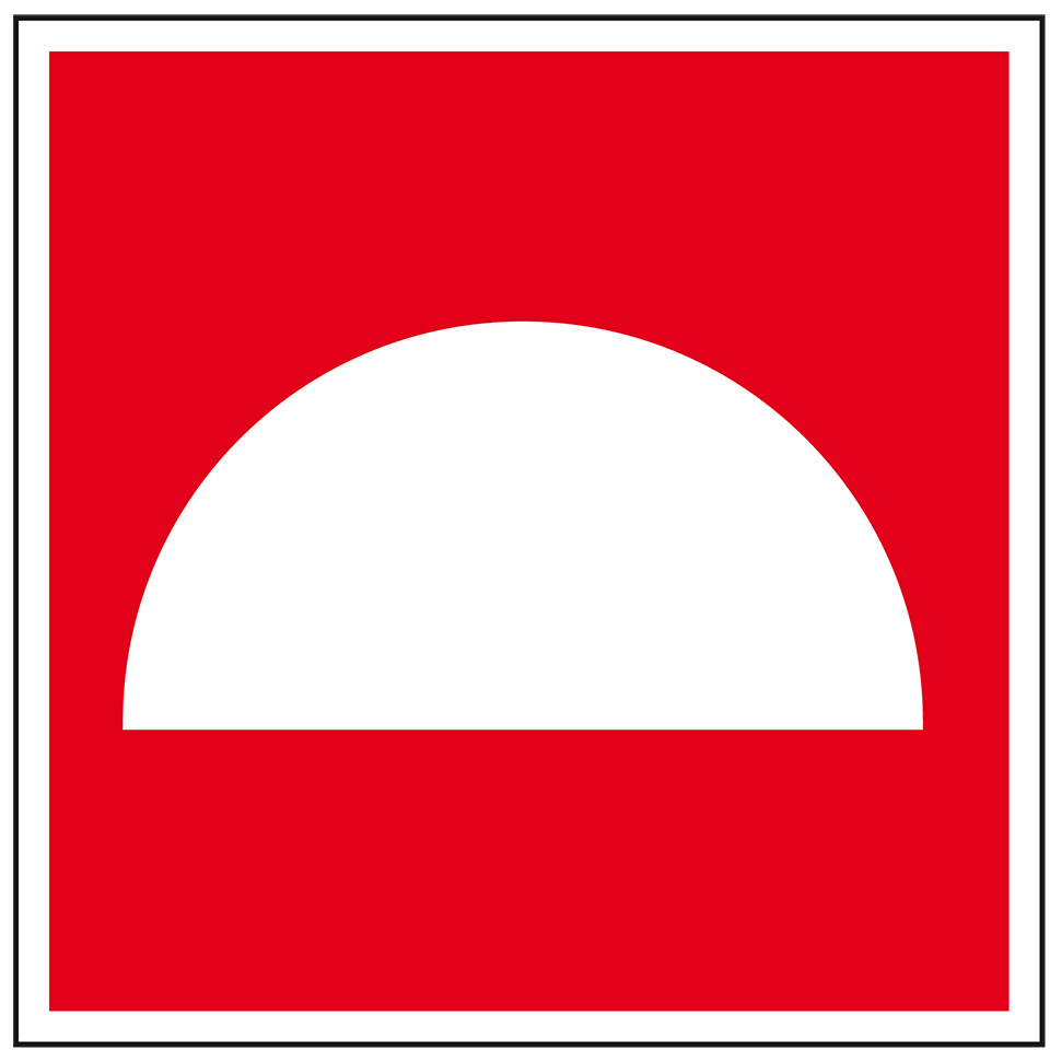 [650209] Brandbekämpfung, 150x150mm, Selbstklebefolie