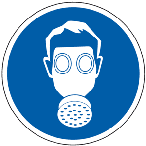 [E102A20] Utiliser une protection respiratoire, Ø 200 mm, aluminium