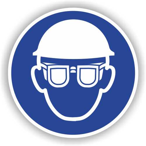 [E108A20] Utiliser une protection pour les yeux et la tête, Ø 200 mm, aluminium