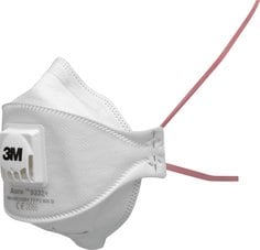 3M 9332+ FFP3 Aura masque pli pliable box à 5 pièces 