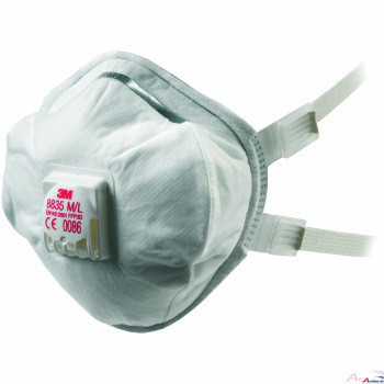 [502311300] 3M 8835+ FFP3 mit Ausatemventil /Box 5 Stück 