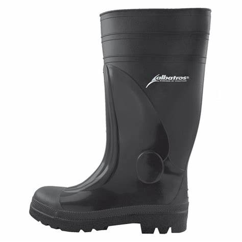 [590221_39_P] ALBATROS PVC-bottes noir S4 (39)