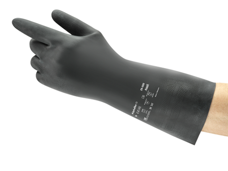 AlphaTec® 29-500 Neoprenhandschuh velourisiert 30 cm