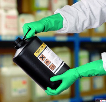 AlphaTec 37-675  Solvex Nitrile 0.38 mm/ velours 4101X 