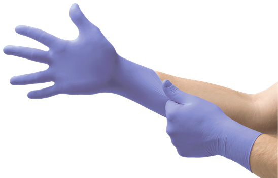 MICROFLEX® 93-843 Gants en nitrile haute durabilité pour applications lourdes /100 pièces