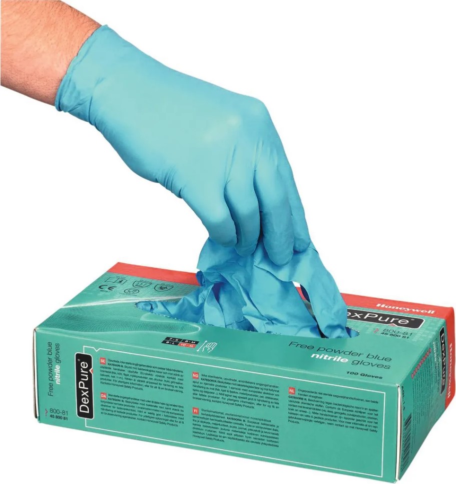 DEXPURE 800-91 Handschuhe Nitril poudré (boîte de 100)