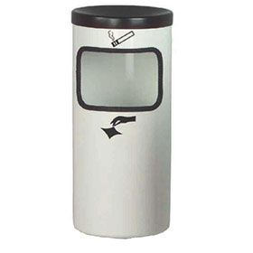 [580065] Kombi-Abfall-Ascher silber, Wandhalterung 