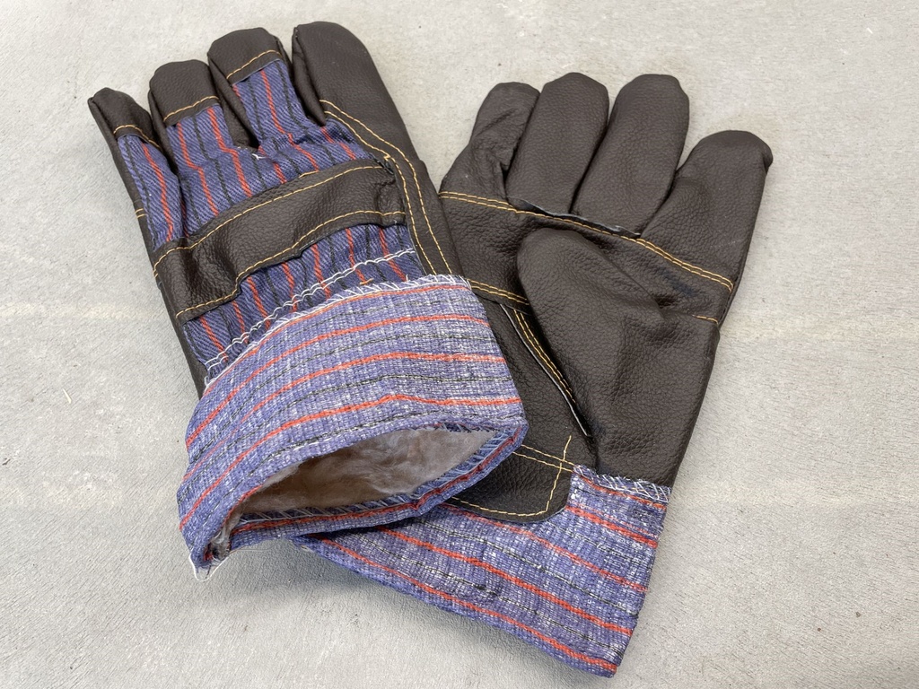 [161200100] Fuki Calor Winterhandschuh Webpelz gefüttert Gr.11