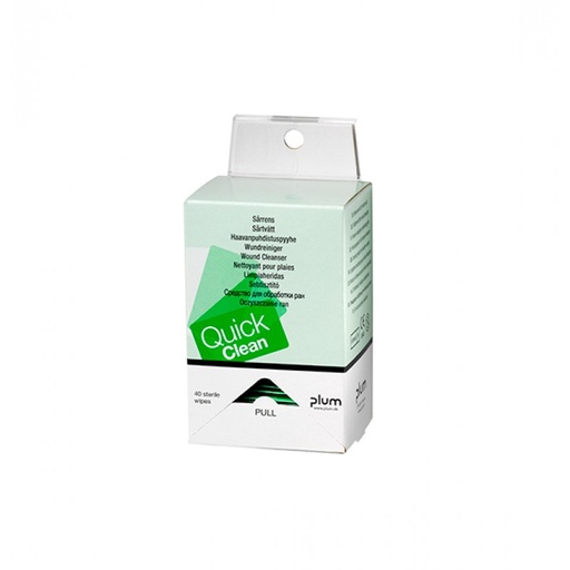 [5550] PLUM QuickClean Spenderbox inkl. 40 Stk. Wundreinigungstücher