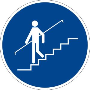 [E163F20] Handlauf benutzen, Ø 200mm, Selbstklebefolie
