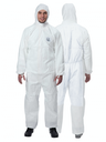 [127212903] PROTEC-COMFORT Overall mit Kapuze weiss/blau