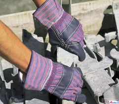 [161200600] FUKI 6 Möbel-Rindsnarbenleder Handschuh Gr. 10